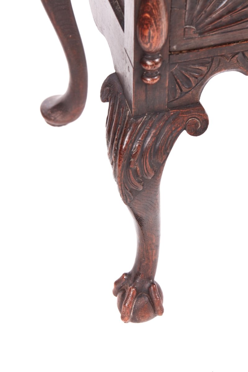 Fantastic 19th Century Antique Carved Oak Dresser - Image 16